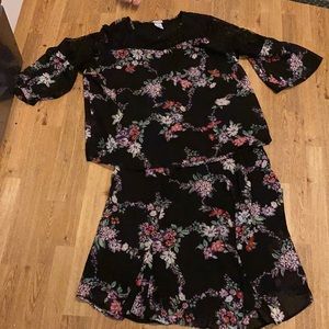 🌺 Very Pretty Floral Skirt Set size XL